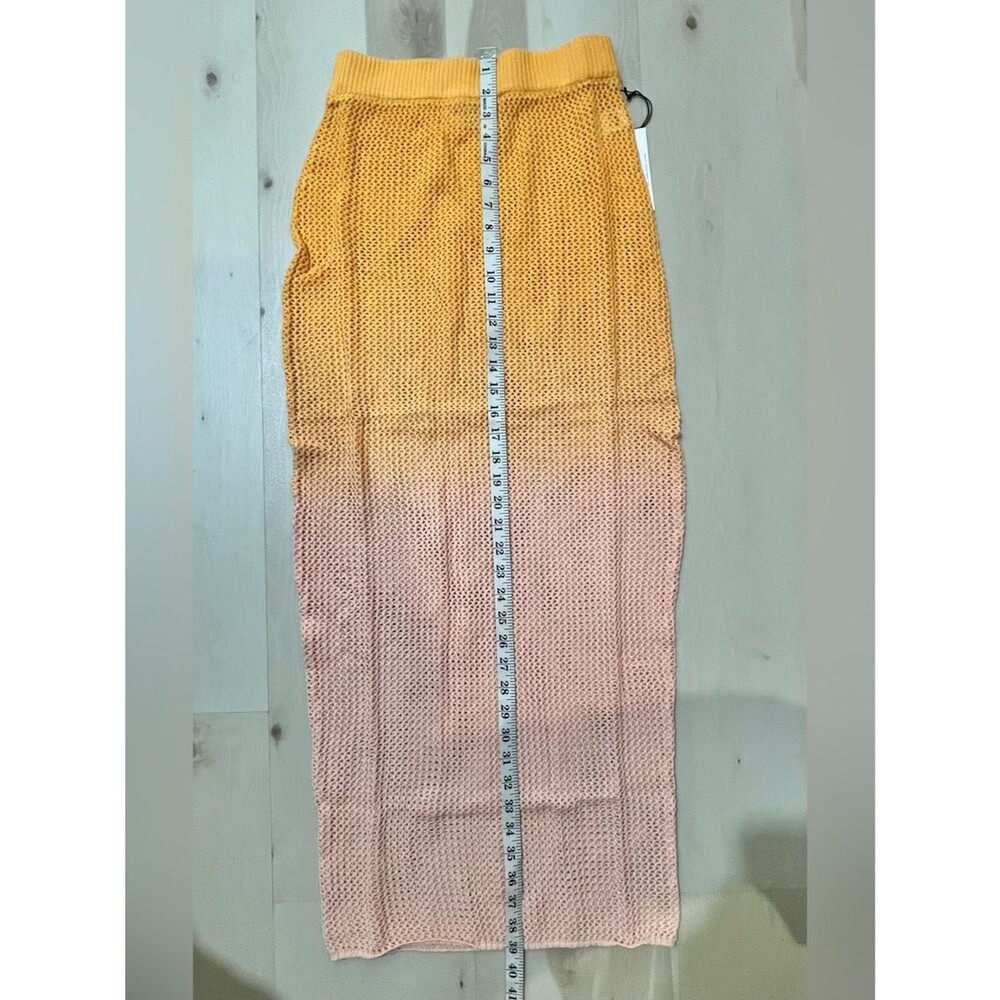 Spiritual Gangster New Women XS Ombré Color Gradient Carmen Crochet Maxi Skirt - Picture 6 of 8